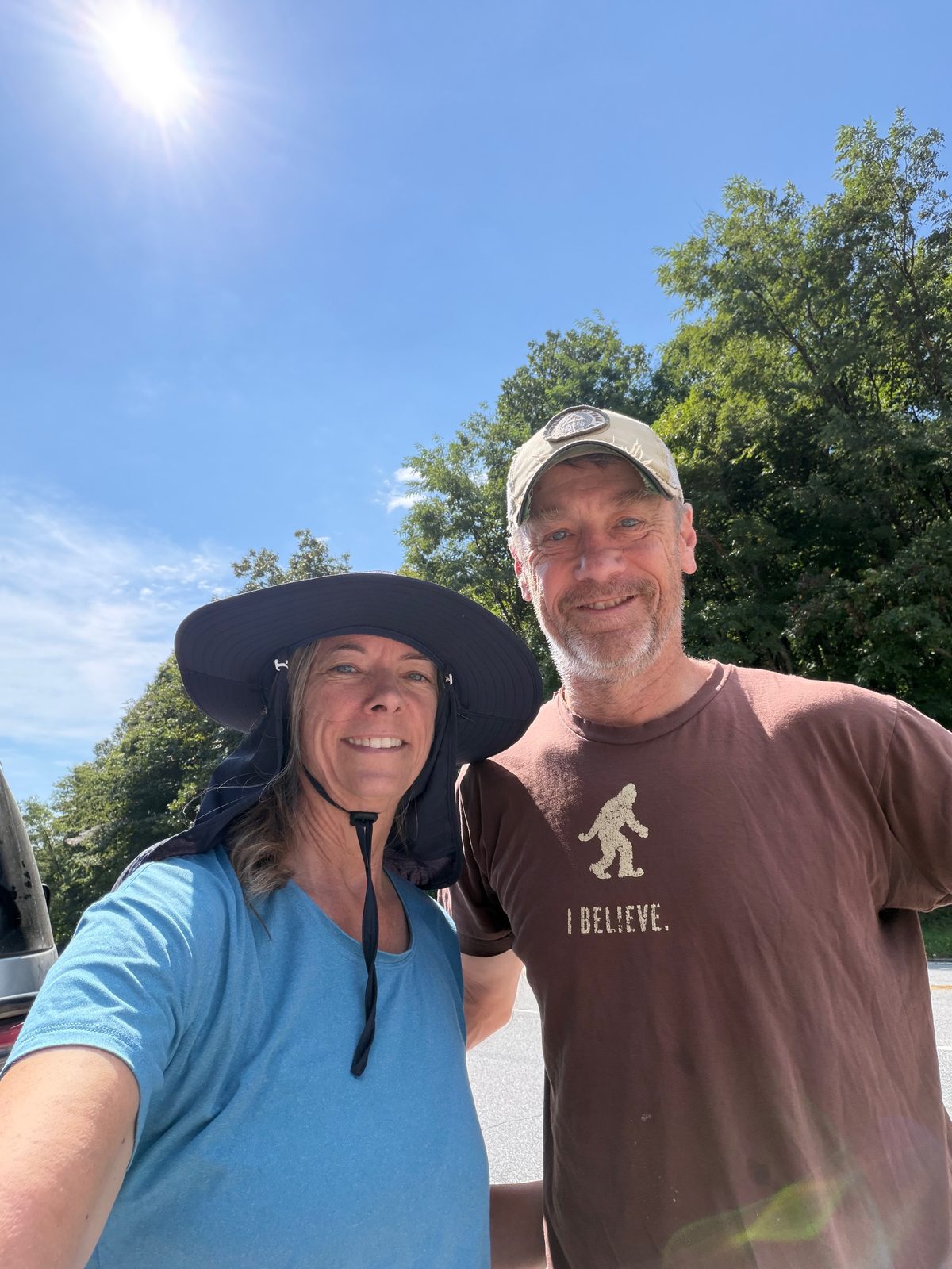 With Bret from AT Hiker Shuttle